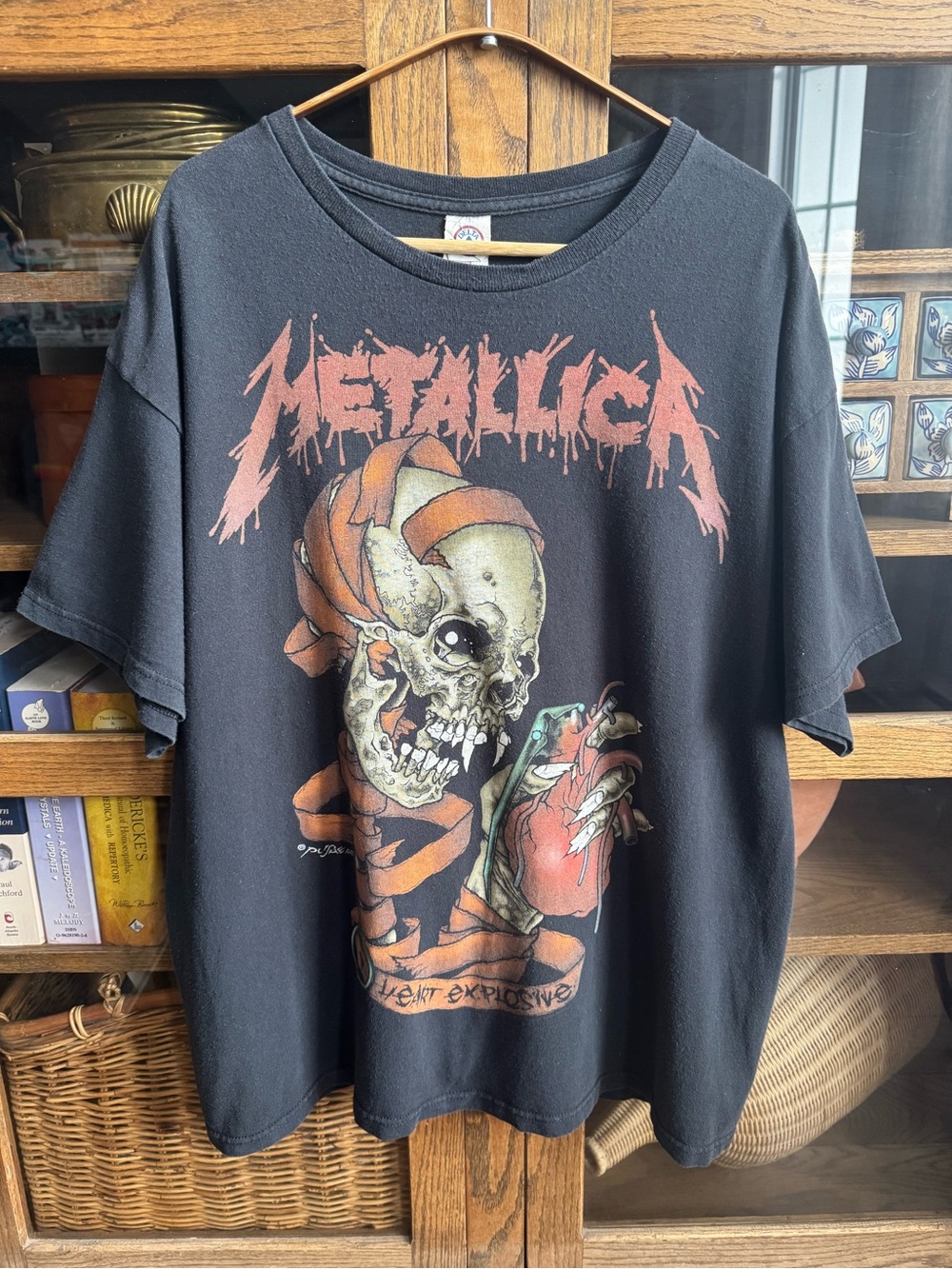 Vtg Metallica Skull Mens TShirt
